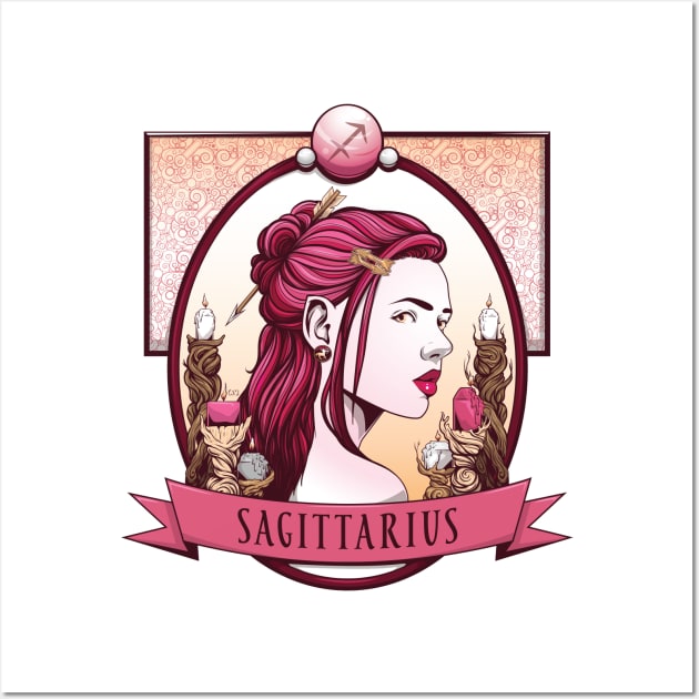 Sagittarius Wall Art by redappletees